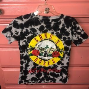 Guns & Rose 2016 tour tie dyed tee
